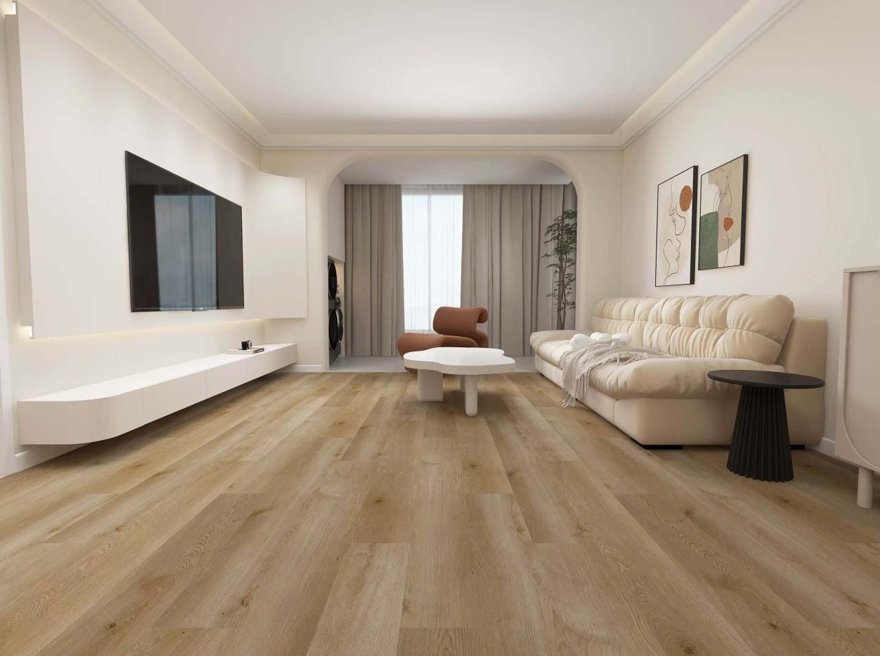 7mm 8509 SPC FLOORING Waterproof Luxury Vinyl 60"x 9" (5mm+2mm) Pad 6PCs/24SF/BOX $1.19/sf 2000sf+ $1.09/sf 4000sf+ $0.99/sf - Home Idol Vancouver Richmond Surrey