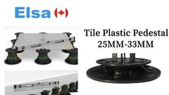 Pedestal Deck raiser medium adjustable (Ratio for deck raiser is 1pc 2x2 2cm tile : 1.2pc deck raiser example: 100pcs 2cm tile needed 120pcs deck raiser) 25-33mm $29.99/10PCS/BOX($2.99/PC) SOLD BY BOX ONLY B5