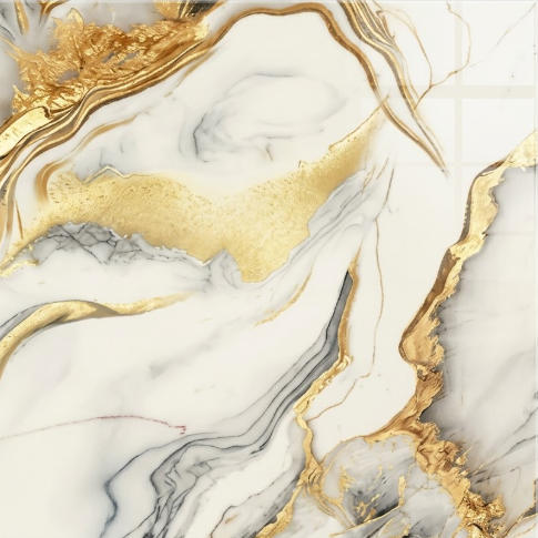 *Dealer Only* Z418 24"x24" Polished Procelain Tile Statuario Gold Calacatta 4pcs/16sf/box $1.39/SF 2000SF+ $1.29/SF  (No Return No Exchange No Claim on Broken) - Home Idol Vancouver Richmond Surrey