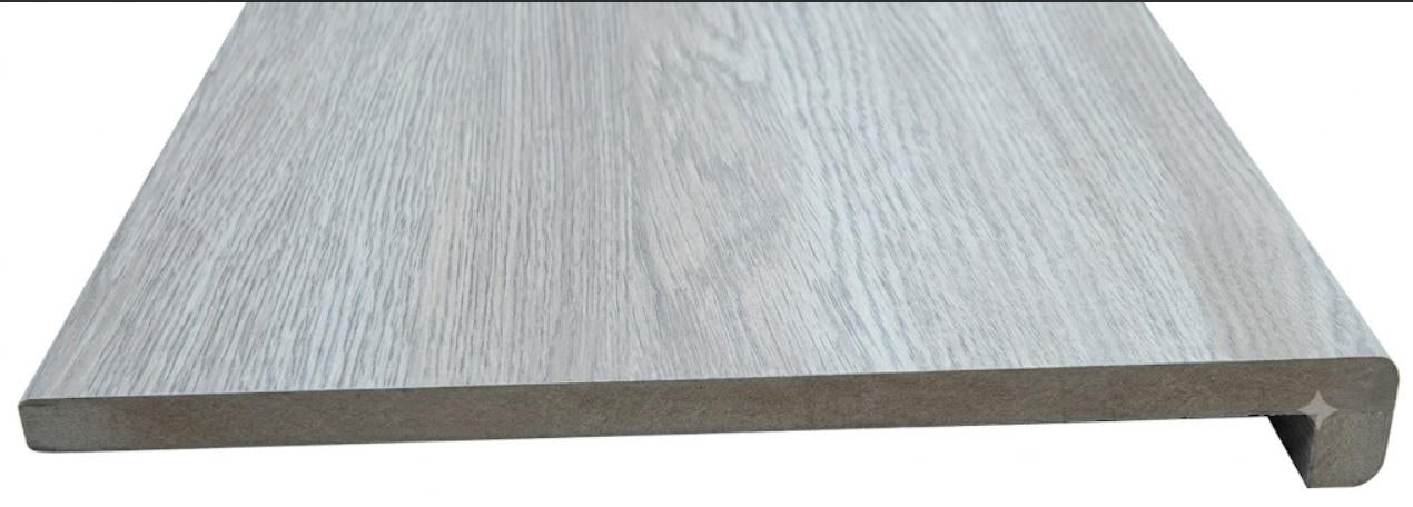 Saturday Laminate Thread Big Stairnose Crispy Sky Oak 2400x295x27mm 1"x 8 feet $39/pc AI
