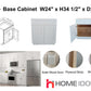 B24 A+ 24" KITHCEN CABINET  24" BASE CABINET 24"*34" 1/2"*24" $300(solid door, plywood body and dovetail drawer best in the industry)
