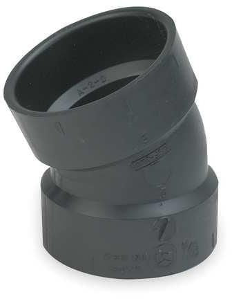 2899C ABS 22.5 DEGREE SHORT ELBOW 1-1/2" 70PCS/BOX  $1.49/PC