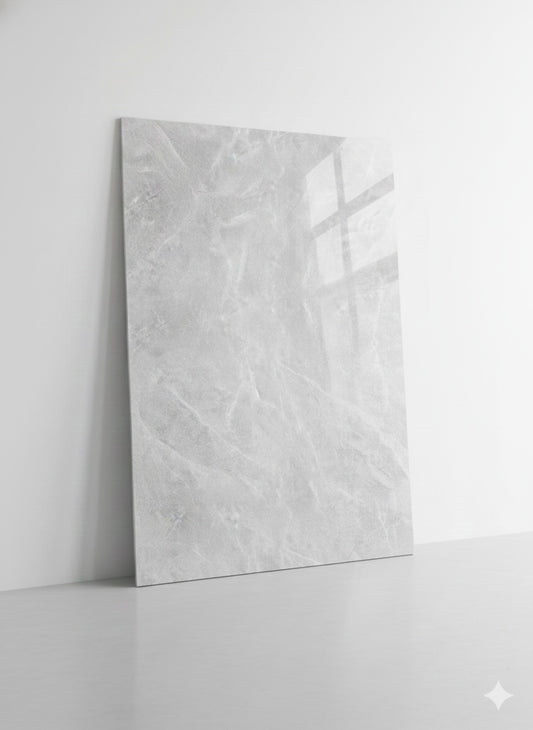3mm UV Board Marble Sheet KL8226-1  White with Grey Mesh 4'x10' 1220X2900mm $49/PC 10PCS+ $39/PC  (PICK&CHOOSE $59/PC)