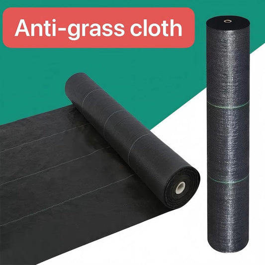 Anti-Grass cloth heavy duty control fabric Black 1x25m 40"x85' 280sf/roll $14.99/roll 10roll+ $13.99/roll (WAS $90)