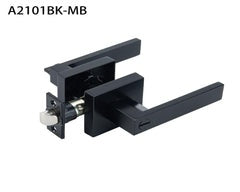 A2101ET-MB Black lock hevyduty tubular leverset entrance lock with key $17.99/PC 10PCs+ $15.99/PC B1