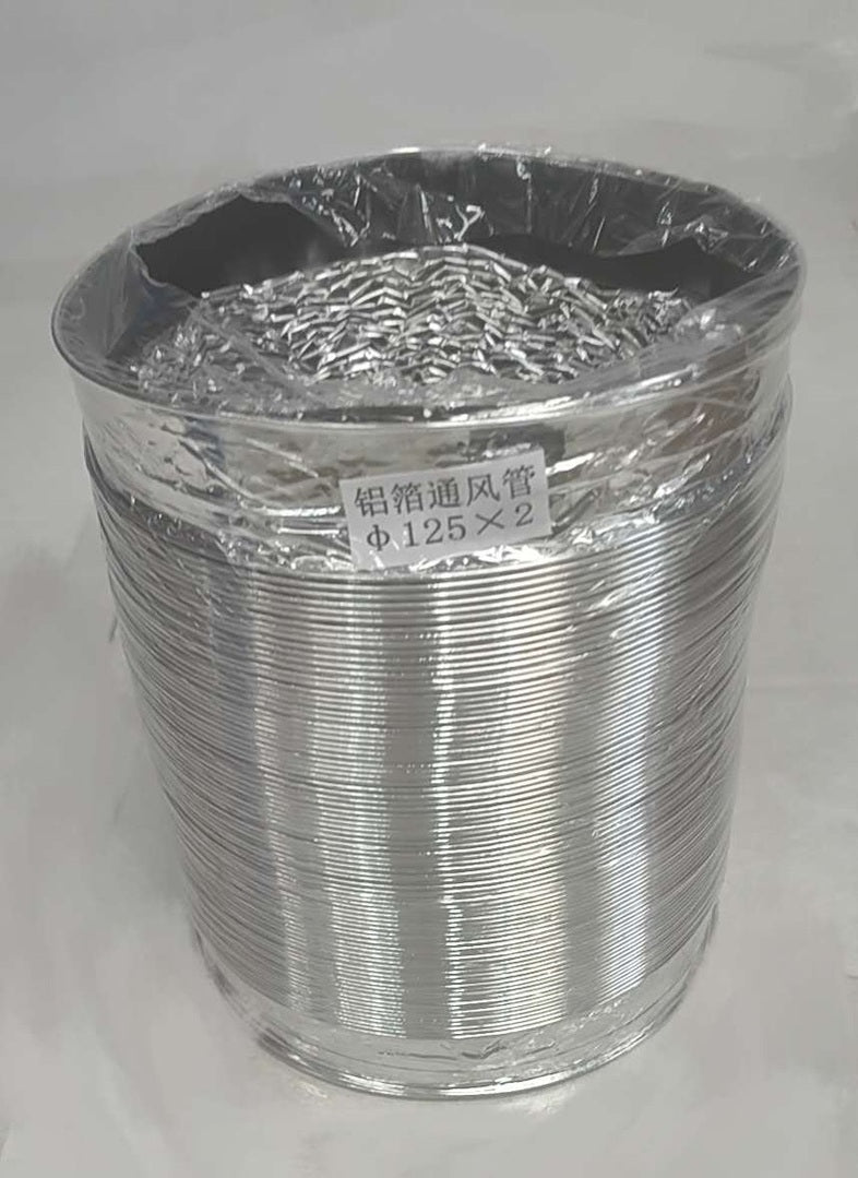 FLEXIBLE ALUMFOIL 5" x 6ft DRYER VENTING PIPE AIR DUCT CONNECTOR $8.99/PC