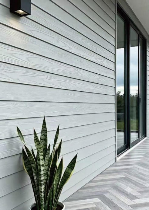 WPC Wall Siding Cladding Grey for Exterior wall 0.15mx0.3m 6"x10' 5sf/pc $15/pc (Was $20/pc) AI