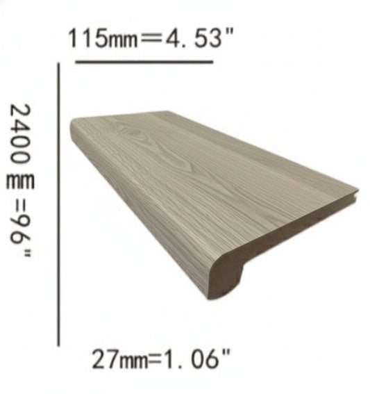 November Stairnose  2400x115x27mm 4.5"x1"x8ft $19.50/pc