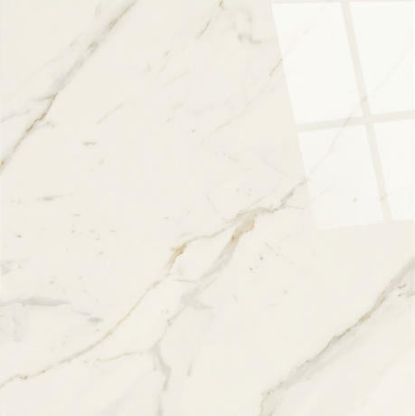 XDF6602 24"x24" Polished Procelain Tile White Carrara 4pcs/16sf/box $1.19/SF 2000SF+ $1.09/SF 4000SF+ $0.99/SF  (No Return No Exchange No Claim on Broken) - Home Idol Vancouver Richmond Surrey