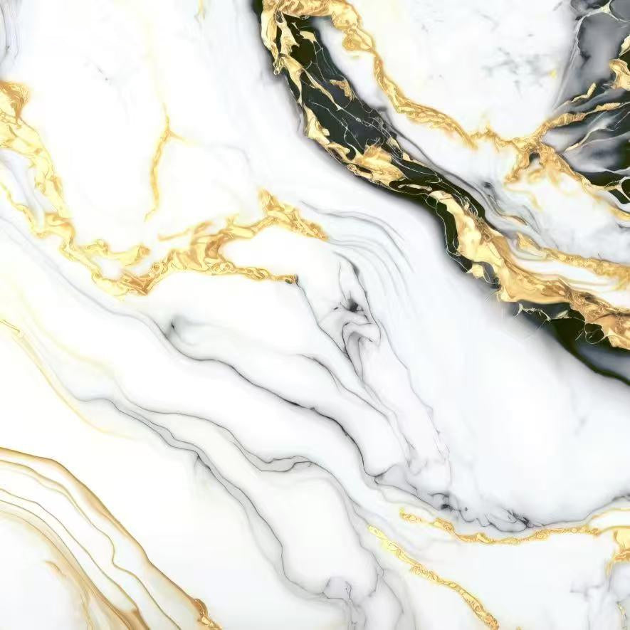 6305 Polished Procelain Tile Calacatta Gold Luxury 24"x24" 4pcs/16sf/box $1.19/SF 2000SF+ $1.09/SF 4000SF+ $0.99/SF  (No Return No Exchange No Claim on Broken) - Home Idol Vancouver Richmond Surrey