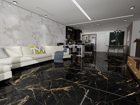 6D Werwolf 24"x48" Gold Curving Full Polished Porcelain Tile Wall/Floor 2pcs/16sf/box $1.69/SF 3000SF+ $1.59/SF A1