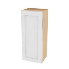 W1536 15" Plywood white shaker wall kitchen cabinet 15"w*36"h*12"d (solid door, plywood body and dovetail drawer best in the industry) $199 A6 *Non-Profit First Come First Serve*