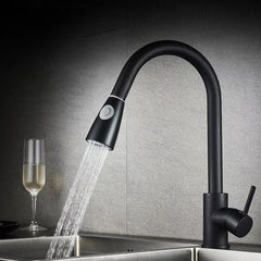 **Light Duty FA2022-ED SUS 304 black with 60cm 2 hoese kitchen faucet $29/PC A8.5