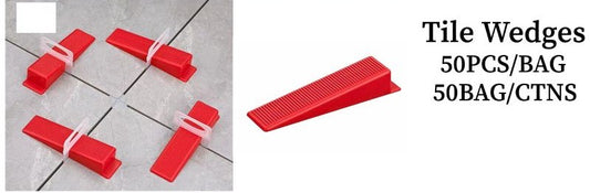 wf8108b/ts9205 red tile leveling wedge (kleen) ames 50pcs/bag $3.99/bag 100 bags+ $2.99/bag AI
