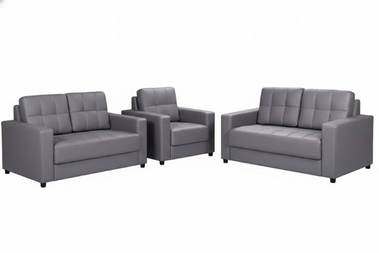 SF26-3/3 3-piece Sofa Set Grey Leather Sectional sofa, chair, $1299/SET
