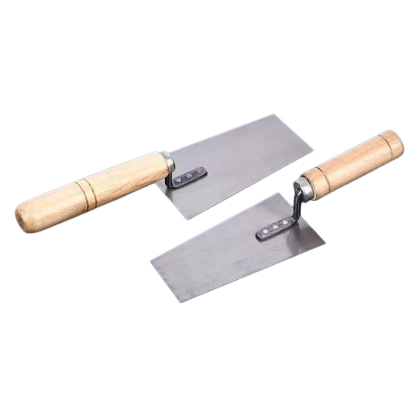 AS SPOON SHAPED ROUND CORNER TROWEL STAINLESS STEEL WITH CURVED HANDLE YONG JIU $2