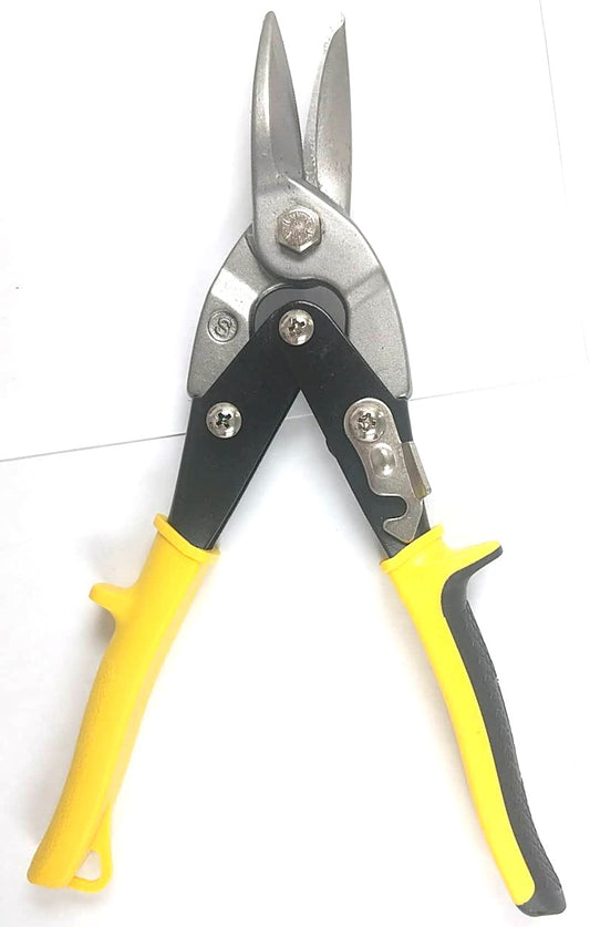 HEAVY DUTY AVIATION SNIPS SCISSORS BLACK AND YELLOW 10" HARDWARE $9.75