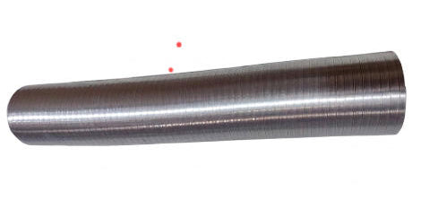 5" Aluminum Hard Flexible Pipe for rangehood Venting Pipe Exhaust fan chrome 5"/12cm x 1m-3m 4'x12' $12.99/pc (Was $19.99)