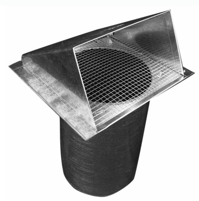 2024 051000 fresh air intake galvanized 6" $19.99 (In stock 3-4pcs)