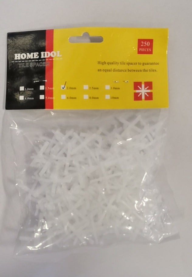 2024 2.0MM Tile clips A Spacer 250pcs/bag white $1.99/bag