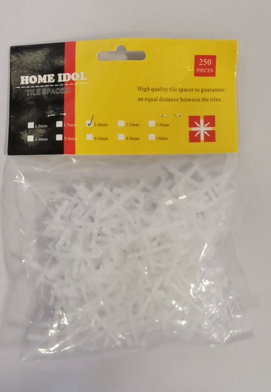 2024 3.0MM Tile clips A spacer 250pcs/bag white $1.99/bag