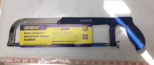 ZENUO HIGH QUALITY HACKSAW FRAME BLUE, HARDWARE 8"-12" $3.99