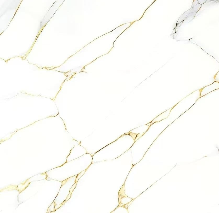 *Dealer Only* 6303 24"x24" Polished Procelain Tile Cala Gold /16sf/box $1.39/SF 2000SF+ $1.29/SF  (No Return No Exchange No Claim on Broken) - Home Idol Vancouver Richmond Surrey