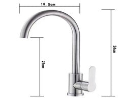 Heavy Duty KK1-CH SUS 304 stainelss steel kitchen faucet $39/PC A8.5 - Home Idol Vancouver Richmond Surrey