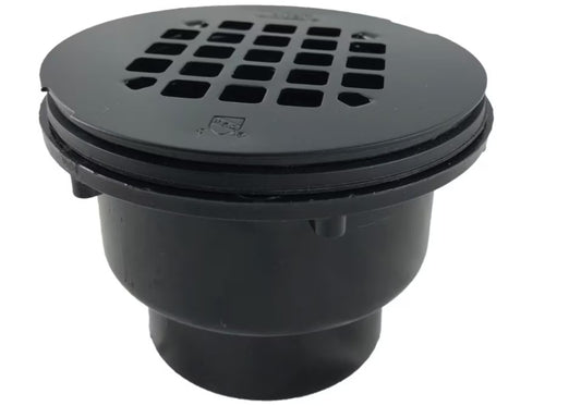 ABS ROUND BLACK SHOWER DRAIN $8.99/pc 10PCS+ $7.99/PC B12