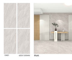 128001 24"x48" Matt Porcelain Tile Light Grey 3pcs/24sf/box $1.19/SF 2000SF+ $1.09/SF 4000sf+ $0.99/SF  (No Return No Exchange No Claim on Broken) - Home Idol Vancouver Richmond Surrey