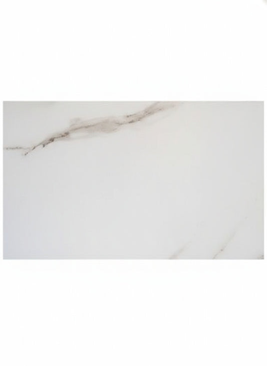 GD368242R 12"x24" Matt Porcelain Tile WHITE CARRARA 8pcs/16SF/box $1.19/SF 2000SF+ $1.09/SF 4000SF+ $0.99/SF  (No Return No Exchange No Claim on Broken) - Home Idol Vancouver Richmond Surrey