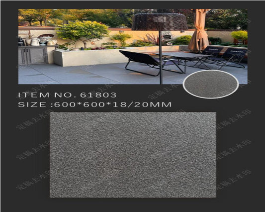 Flyer 61803 A+ Outdoor Tile Was $3.75/sf Now $2.49/SF 1000sf+ $1.99/sf 1.8CM OUTDOOR TILE Grey 24"X24" 3PCS/BOX 12SF/BOX