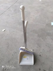 BRUSH BROOM+GARBAGE SHOVEL COMBO WITH HANDLE (8809/8021/6601) $7
