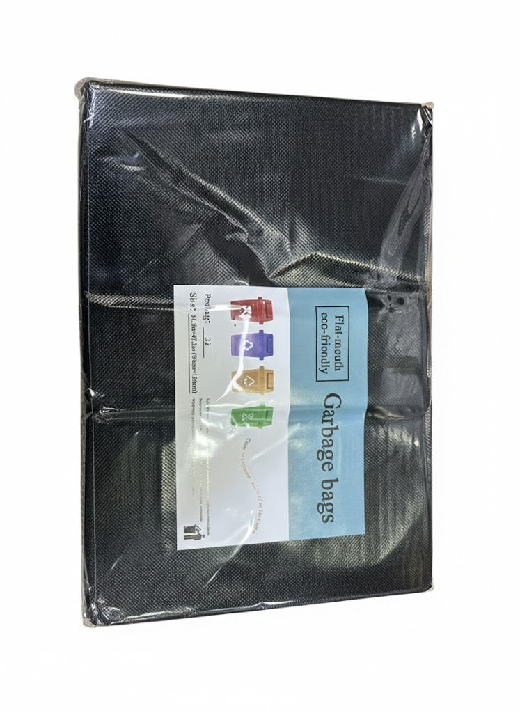 Flat-mouth HDPE garbage bag 80 x 120cm (31.5" x 47.2") 32pcs/bag $7.99/bag - Home Idol Vancouver Richmond Surrey
