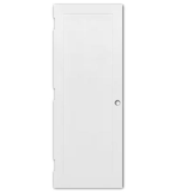 1 Panel Sharker Slab Door 30"x80"x1-3/8" White Pre-drill  $89/pc 10pcs+ $79/pc (Was $99)