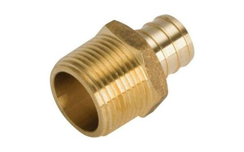 a pex-crimp A x mip adapter for tub shower faucet(86H26)parts 50pc/bag 1/2" $2.49/pc 10pcs+ $1.99/pc