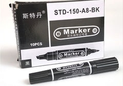 Marker Pen Black double side 1 small 1 big $2.95