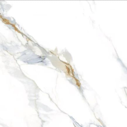 DUTA6705 Polished Procelain Tile White Carrara 24"x24" 4pcs/16sf/box $1.19/SF 2000SF+ $1.09/SF 4000SF+ $0.99/SF  (No Return No Exchange No Claim on Broken) - Home Idol Vancouver Richmond Surrey