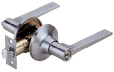 8016ET-SN Chrome lock economic tubular leverset entrance lock with key $13.99
