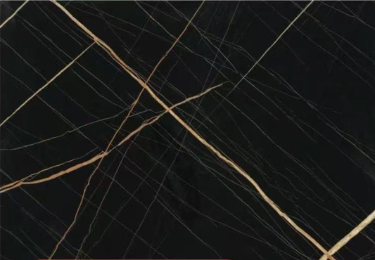 2mm UV Board Marbel Sheet KL8231 Black with Golden Lines 4'x10' 1220X2900mm $59/PC 10PCs+ $49/PC A12