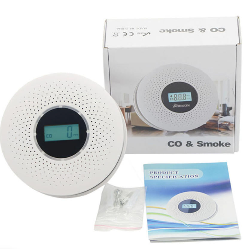 Smoke Carbon Monoxide alarm soke dector white box basic $29.99/pc 10pcs+ $27.99/pc