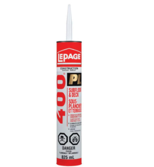 PL400 CONSTRUCTION GLUE BIG 825ML $11.99/PC 12PCS+ $10.99/PC ## (720pc/skid) - Home Idol Vancouver Richmond Surrey