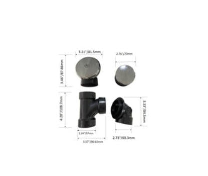 106202 Chrome ABS Bathtub overflow with drainer pop-up drain (Waste and overflow) $23.99/PC 10PCS+ $22.99/PC B12