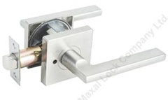 9270XBK Aluminum Rose Concealed Screws Squared Privacy Lock $17.99/PC 10PCs+ $15.99/PC B1.5