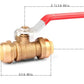 pex bite A+ shut off push & fit ball valve stop 1/2" $13.99/pc 10pcs+$12.99/pc