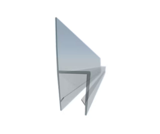 8mm Pivot Door Bottom Strips Clear/White 1m 40inch $6.99/pc AI - Home Idol Vancouver Richmond Surrey