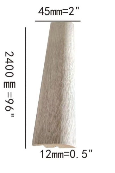 October Reducer 2400x45x10mm 1.77"x0.4"x8ft $4.99/pc