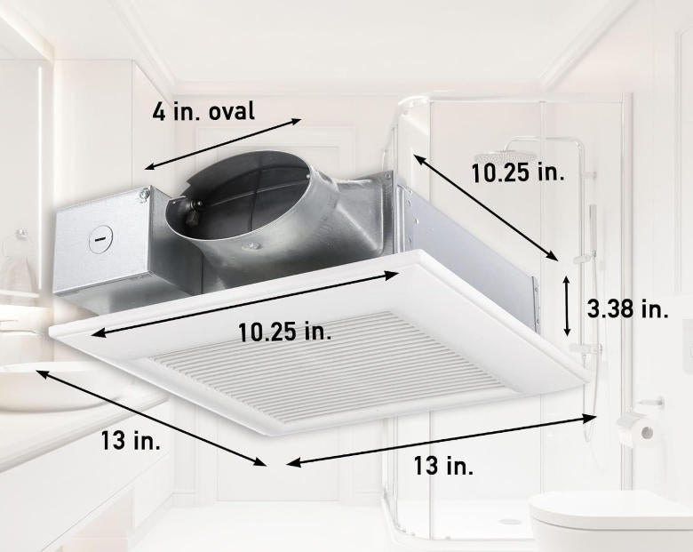 FV0510VS1 PANASONIC BATHROOM FAN WHISPERVALE DC 50/80/110 CFM $149.99/PC - Home Idol Vancouver Richmond Surrey