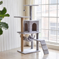 4 LEVELS 49" CAT TREE WITH 2 MOUSE TOYS+SWING BED+HIDEOUT BOX (BIG) $59