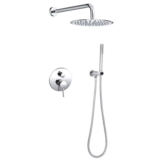 S2-CH chrome Round shower combo (rain shower + hand-held shower + trim) $149/SET 10SETs+ $129/SET A8
